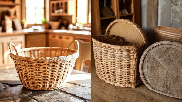 Comparatif des matériaux : panier en osier, rotin ou bambou ?