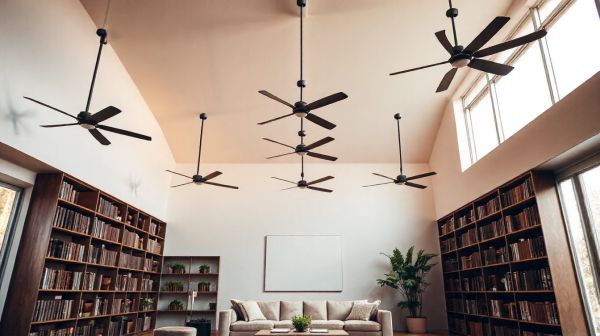 Top 5 ventilateurs de plafond modernes pour un espace confortable
